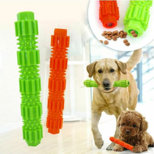 Dog Toothbrush Durable Dog Chew Toy Stick Soft Rubber Tooth Cleaning Point Massage Toothpaste Pet Toothbrush Molar Pet Supplies