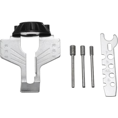 1pc Chain Saw Sharpening Attachment Rotary Power Drill Electric Grinder Sharpener Adapter Tool For Woodworking Equipment Tools