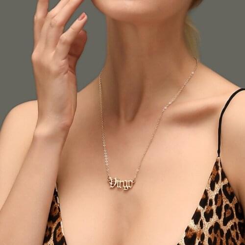 12Pcs Zodiac Sign 12 Constellation Pendant Mixed Jewelry Making