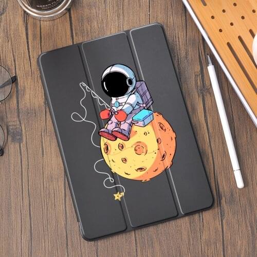 Astronaut Dream for 10.2 8th 2020 Air 4 iPad Case Cute Pencil Holder 7th 12.9 Pro 11 2018 Mini 5 For iPad 10.5 Pro Funda Air 2