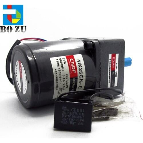 Crystaljet feeding take-up motor CNDF 4IK25GN-C motor 25W 200/220v printer induction motor