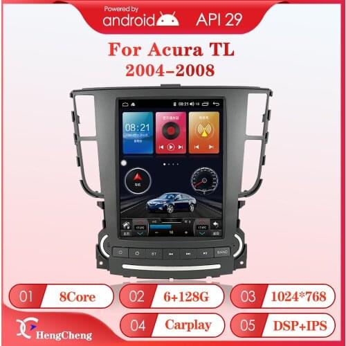 For Acura TL car multimedia player 04-08 TL GPS navigation 10.4 inch radio Android 9.0 car system