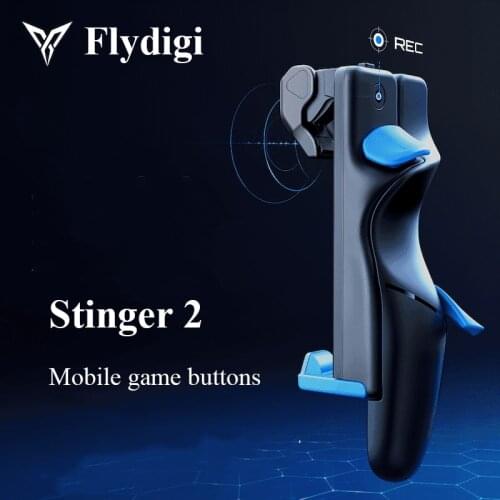 Flydigi Trigger 2 Generation Mobile Game Button PUBG COD Auxiliary Six-Finger Artifact iOS Android Automatic Pressure Gun