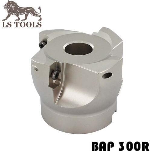 LS TOOLS BAP300R 40-22-4T 50-22-4T 300R 63-22-4T CNC Tools Shoulder Milling Cutter Head Angle 90 Degree for APMT1135 Inserts