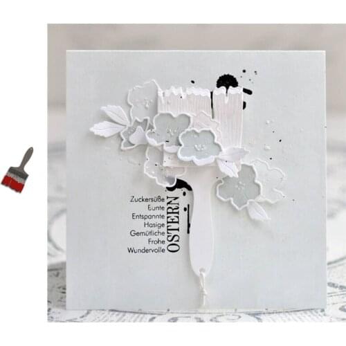 Brush Metal Die Cutting 2021 New Diy Die Molds Scrapbooking Paper Making Cuts Crafts Big Die