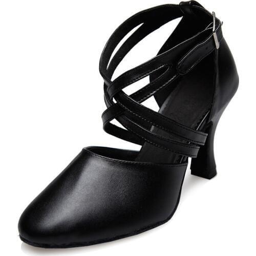 SPORTS Latin Dance Shoes Woman Samb With Adult Women Leather Shoes Sneakers Square Dance Modern Shoes Soft Bottom Women Shoes