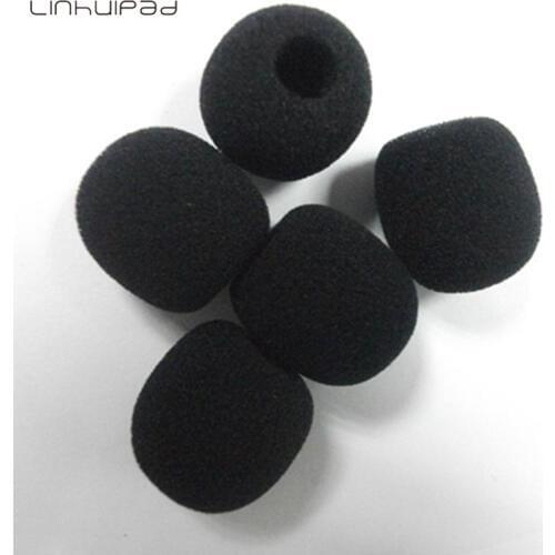 Linhuipad 9mm Diameter foam microphone windscreens windshields 10pcs/lot Free Shipping by mail