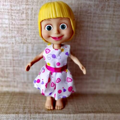 Cute Girl Russia Dolls lovely girl 14cm Kids Toys Home Decoration Birthday Gift bonecas