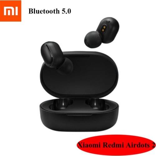 Xiaomi Redmi AirDots 2 Wireless Bluetooth 5.0 Charging Earphone In-Ear stereo bass Earphones Ture Wireless Earbuds AI C