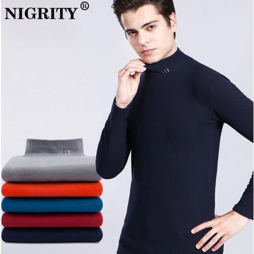 Nigrity Men's Pullovers With Zip