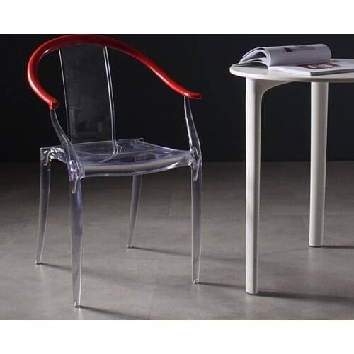 Dinning Chair Nordic Acrylic Crystal Stool Home Furniture Kitchen Dinning Chairs Makeup Plastic Chair For Bedroom 의자 cadeira