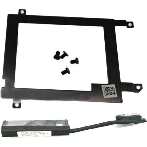 HDD Caddy With HDD Connector Cable For Dell Inspiron E7440 DC02C004K00 Screws Hard Disk Cases Tray Hard Disk Drive Bracket
