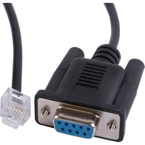 DB9 to RJ11 RJ12 RS232 Serial Adapter Cable for APC PDU 940-0144A