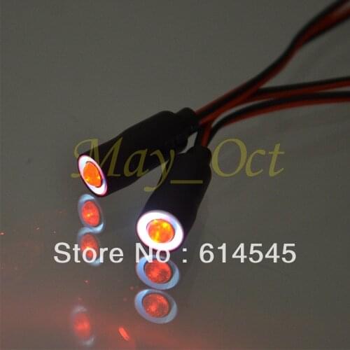RC Car LED Night 2PCS White / Red headlamps headlights LED light AX006