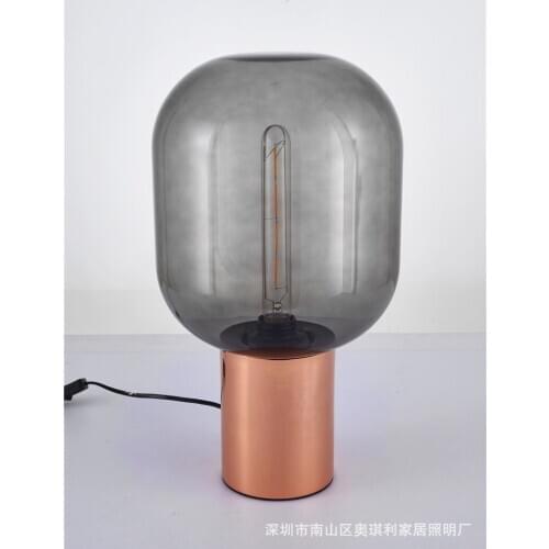 Modern led color glass glass ball sala de estar turkish lamp led light living room bedroom bed lamp abajur de mesa