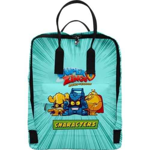 Super Zings Series Boys Girls Beautiful Printed Game Super Zings Backpack Game Superzings Bag Daily Mochila