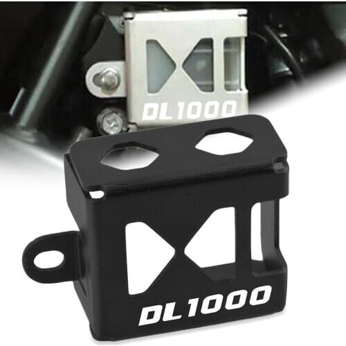 DL1000 V-Strom Rear Brake Fluid Pump Tank Reservoir Guard Cap Ptotector Oil Cover For SUZUKI DL1000 V-Strom 1000 DL 2015 - 2019