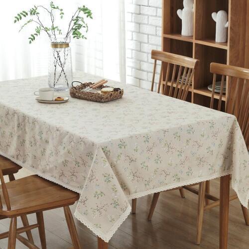 Thousxiu Linen Tablecloths On The Table
