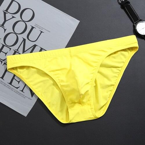Men Underwear Low Rise Briefs Pouch G-String Knickers Cotton Breathable Bulge Thongs Sexy Underpants Solid Soft Comfortable Male