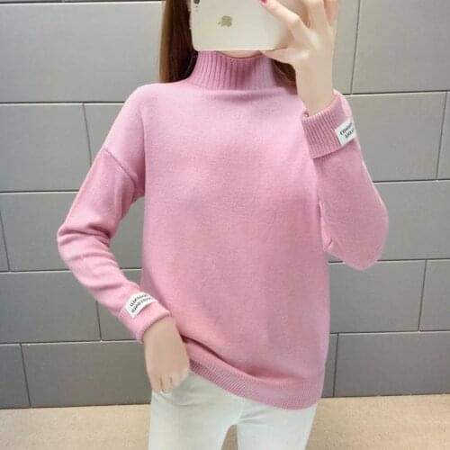 TIGENA Thick Warm Turtleneck Sweater Women 2020 Winter Knitted Pullover Sweater Female Long Sleeve Cashmere Sweater Jumper Tops