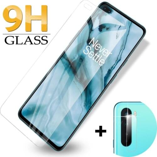 1-2PCS 9H Protective Glass For OnePlus Nord 6.44 inches Phone Camera Lens Screen Protector On the For OnePlus Nord Safety Glass