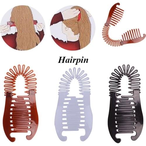 1PC Large Size Hair Clips Hair Holding Tool Woman Elastics Hair Braider Banana Clip Hair Accessories Ponytail Scorpion Type Clip