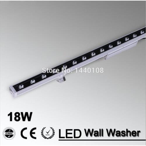 18W LED Wall Washer Light RGB/W/R/G/B/Y/WW 85-265V Epistar Chip 50000h CE RoHS