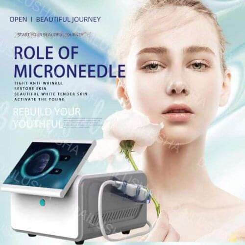 Portable micro needle rf electric facial beauty fractional rf microneedle machine
