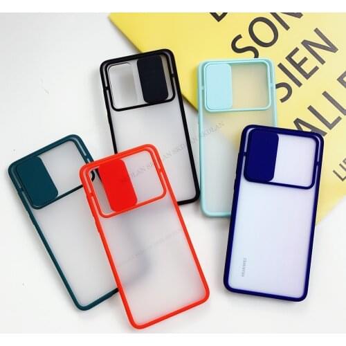 Slide Camera Lens Protection Phone Case for OPPO Realme 8 Pro Translucent Protective Back Cover for realme 8 8 pro