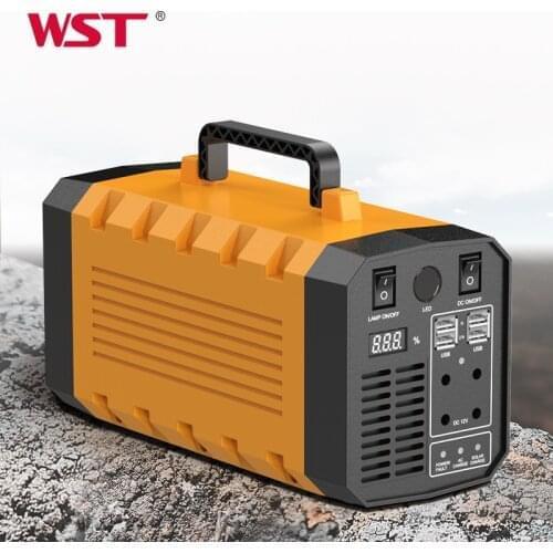 Solar optional 220V 26Ah LED display 500W UPS travel charger portable power bank station