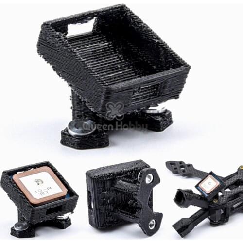 GPS Module TPU 3D Printing Mounting Black Bracket for GEPRC-Mark4 / Mark4 HD5