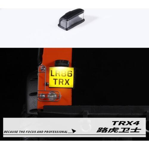 RC License Plate Lamp light for Traxxas TRX4 TRX-4 Defender Wrangler 90046 KM2 RC Car Parts