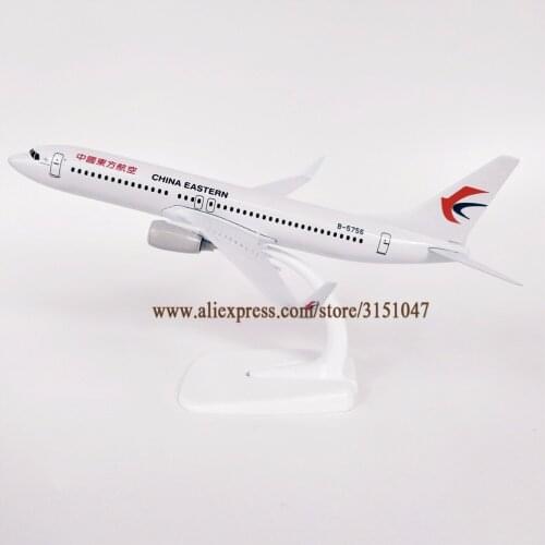 Alloy Metal Air China Eastern Airlines B737 Airplane Model Eastern Boeing 737 Airways Plane Model Aircraft Gifts 20cm