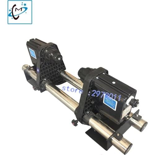 Mutoh RJ900 Eco solvent printer paper take up system for Roland Mimaki JV33 Allwin Smart color Xenon DX5 dx7paper reel receiver