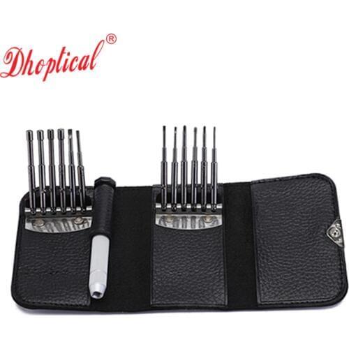 Eyeglasses screwdriver set wallet screwdriver metal material glasses watch phone fix tool wholesale