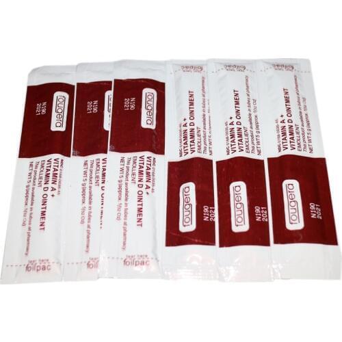 NEW-100Pcs Fougera Vitamin Ointment A&D Anti Scar Tattoo Aftercare Cream for Tattoo Body Art Permanent Makeup Tattoo Supplies