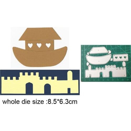 2021 new metal cutting dies cut die mold City House BorderDecoration Scrapbook paper craft knife mould blade punch stencils dies