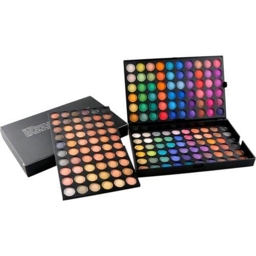 180 Color Professional Eyeshadow Makeup 3 Layer Eyeshadow Palette Cosmetic Make Up Set Full Size Luminous Kit Eye Shadow Palette