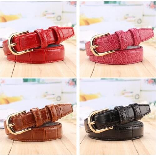 Designer High Quality Cowhide Ladies Pure Genuine Leather Belt Buckle Decoration Wide Womens Fashion White Pink Belts