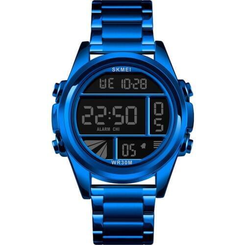 SKMEI Sport Men Watches Luxury Gold Digital Wristwatch Waterproof Chronograph Luminous Display Fashion Casual Electronic Watch