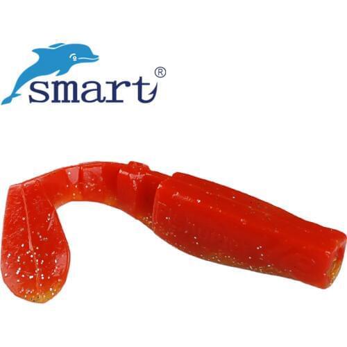 Smart Soft Lure 6Pcs/lot 75mm/6.9g Fishing Lure Silicone Baits Pescaria Leurre Peche Isca Artificias Para Pesca Fishing Tackle