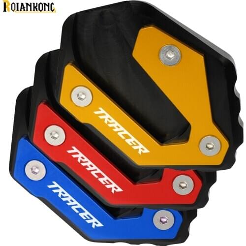 Motor Kickstand Foot Side Stand Extension Pad Support Plate For Yamaha TRACER 900 MT09 2014 2015 2016 2017 2018 2019 2020 2021