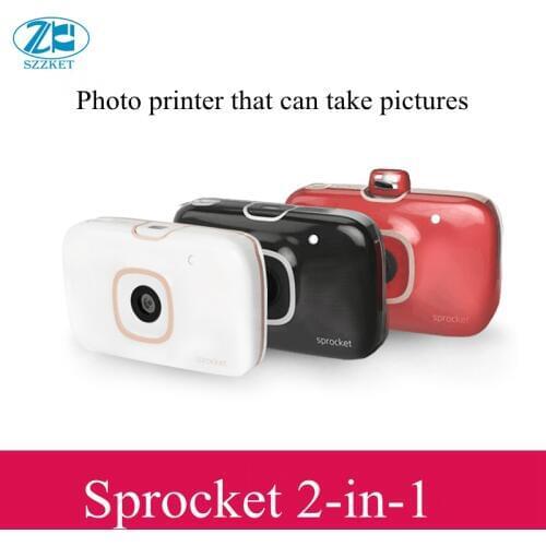 Sprocket 2in1 Polaroid camera photo printer two in one portable pocket Bluetooth inkless printer self-timer sublimation transfer