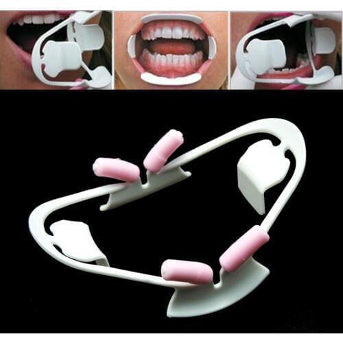 1PC 3D Oral Dental Mouth Opener Intraoral Cheek Lip Retractor Prop Orthodontic Tool Fit For Most Adults Dental Materials