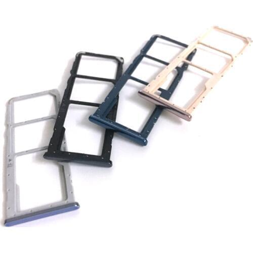 10pcs New Sim Card Tray For Huawei Y9 2019 SIM Card Tray Slot Holder Replacement Part