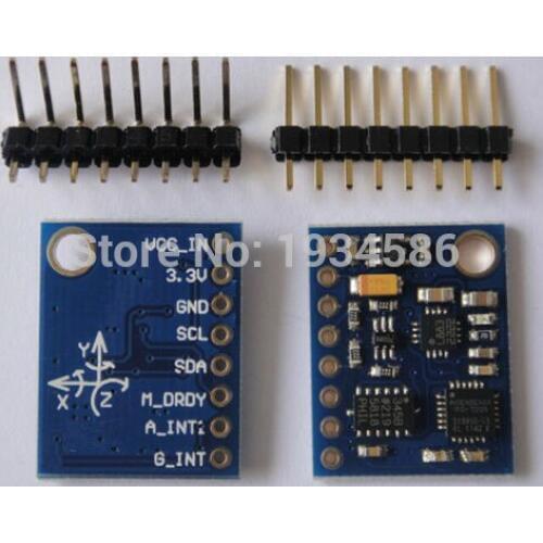 3-5v IIC 9DOF 9-Axis Degree Of Freedom IMU Sensor ITG3200 / ITG3205 ADXL345 HMC5883L Module