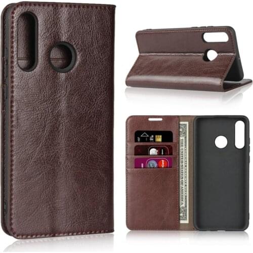 Natural Genuine Leather Skin Flip Wallet Book Phone Case On For Huawei Honor 20S 20 S Honor20s 2019 Global MAR-LX1H 4/6 128 GB