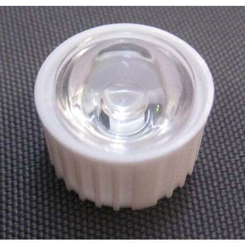 50PCS Led Lens 120Degree Beam Angle For 1w 3w 5w led light Lamp with Black Holder