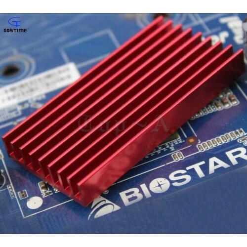 10pcs 60x30x8mm Heatsink Aluminum Heat Sink for Computer IC LED Miners ASIC Board 60mm x 30mm x 8mm