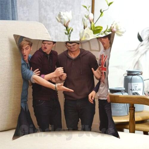 Bigtimerush Pillow Case Printed Home Soft Throw Pillow Btr Funny London Movie